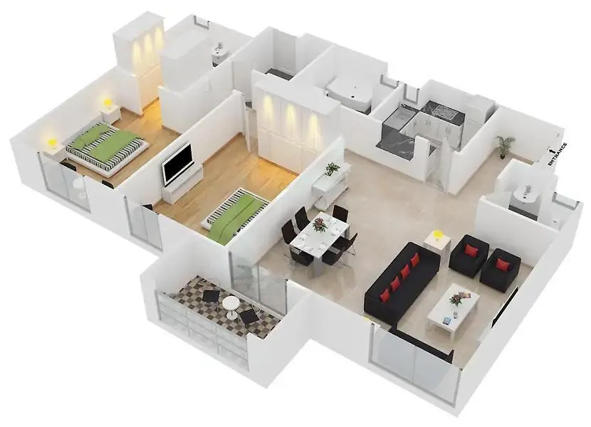 Lux The Premium Dubai Eye View Suite Apartment